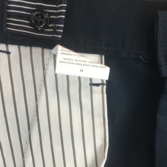 Dickies Navy Blue Flat Front Bermuda Uniform  Shorts Size  14  NWT - Picture 12 of 16